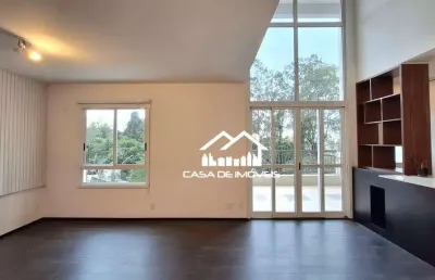 Vende ou aluga apartamento duplex com 83m², 1 suíte, 2 vagas, depósito e lazer, no panamby.