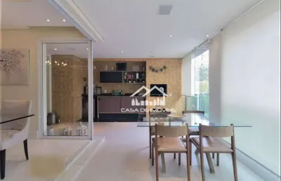 Aluga apartamento de alto padrão no campo belo, com 201m², 3 suítes, 4 vagas e lazer clube.
