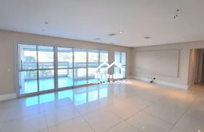 Aluga apartamento com 155m², 3 suítes e 3 vagas, com lazer clube no campo belo.