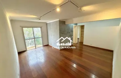 Vende apartamento de 70m², com 2 dormitórios, 1 suíte, 1 vaga, sacada e lazer na vila andrade