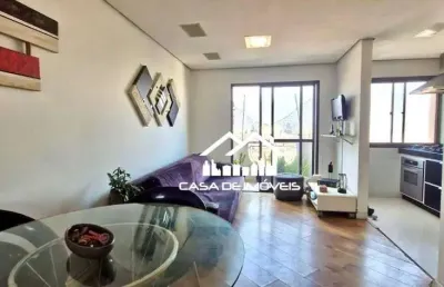 Vende apartamento de 60m² com 1 suíte, 1 vaga e lazer, na vila andrade