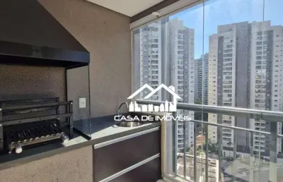 Aluga apartamento de 60m², com 2 dormitórios, varanda com churrasqueira e 1 vaga na vila andrade