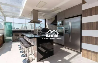 Vende cobertura com jacuzzi, espaço gourmet, 146m², 3 suítes e 2 vagas, no morumbi.