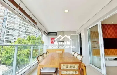 Aluga ou vende apartamento com 3 suítes, varanda gourmet e lazer completo no brooklin.
