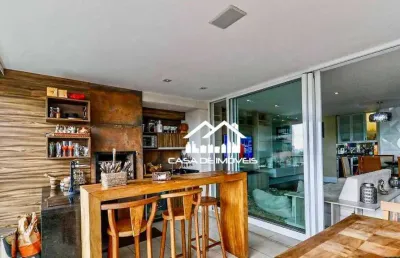 Vende ou aluga apartamento mobiliado com 180m², 3 suítes, varanda gourmet, lazer completo, no campo belo.