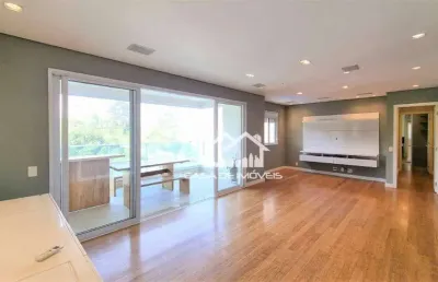 Aluga apartamento com 127m², 3 suítes, 2 vagas, varanda gourmet e lazer clube, no panamby