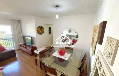 Vende ou aluga apartamento de 70m², com 2 dormitórios, 1 suíte, 2 vagas e lazer,  na vila andrade
