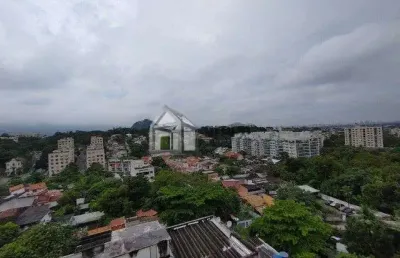 Cobertura com 3 quartos à venda na rua joaquim tourinho, 161, pechincha, rio de janeiro, 205 m2 por r$ 780.000