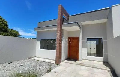 Casa com 02 quartos (sendo 01 suíte) á 750 metros da praia em itapoá-sc