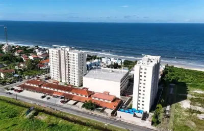 Residencial solarium beach club! apartamento no 4º andar na quadra do mar em itapoá/sc
