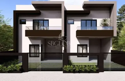 Sobrado com 124m² de área construida no balneário cambiju á 340 metros da praia em itapoá-sc