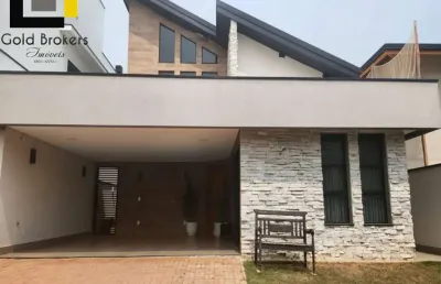 Casa térrea de 252 m² de área construída com 4 dormitórios no condomínio brisas jundiaí no jardim das samambaias em jundiaí sp