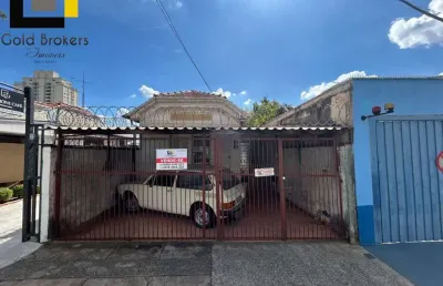 Casa antiga em terreno em ótima localização na rua barão de teffé em jundiaí - sp