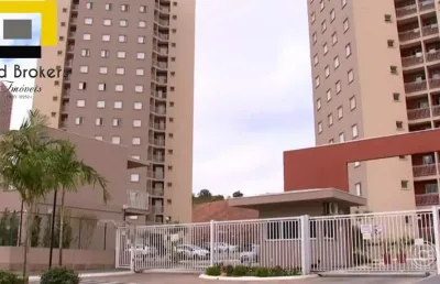 Apartamento semimobiliado de 48m² com 2 dormitórios - condomínio residencial girassol -cidade jardim - jundiaí/sp
