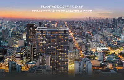 Aya carlos de carvalho - lofts, 1 e 2 suítes - 24 m2 a 54 m2 - opções com pé direito alto (3,60 m)