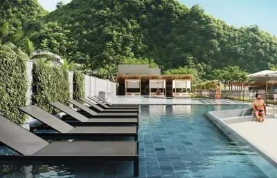 Quarto e sala na gávea para morar ou investir com 41 m2 e lazer premium