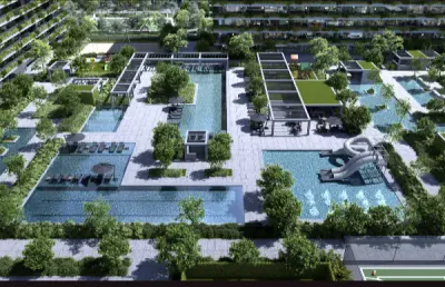 Apartamento 3 quartos no centro metropolitano na planta