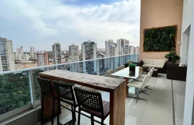 Belíssimo apartamento duplex no jardim goiás - mobiliado