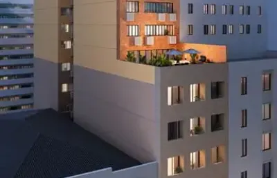 Lindo apartamento studio  28 metros a venda, prédio com infraestrutura de lazer no centro comercial do rio de janeiro
