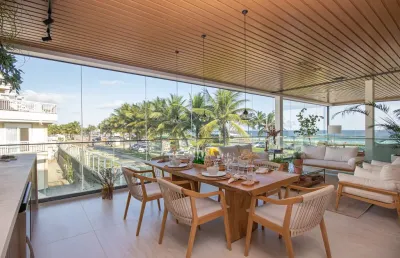 Apartamento frontal mar 4 suítes condominio cyano - barra da tijuca