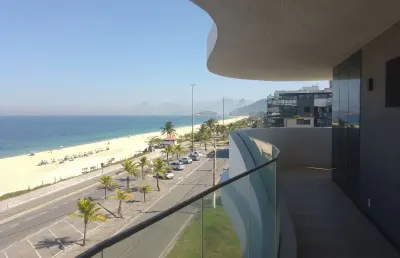 3 suítes com vista mar com varanda gourmet e 2 vagas de garagem
