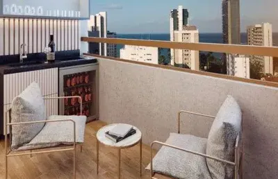 Apartamento para venda possui 61 metros quadrados com 2 quartos