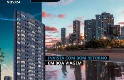 Oportunidade de investimento no allure residence | boa viagem - apartamentos de 24m²