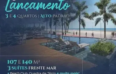 Md-lançamento em piedade / terrazza beira mar / 107m² / 4 quartos/2 suítes/ vista mar