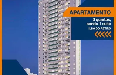 Tfs - lançamento na ilha do retiro | 3 quartos | 67m² | lazer completo (varandas da ilha)