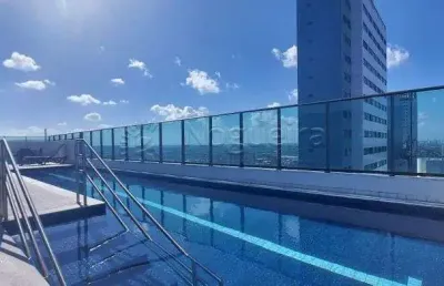 Md-edifício rafaela rodrigues apto 49m2 -2 quartos 1 suíte, wc social, cozinha, sala 2 ambientes