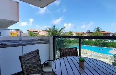 Pb - ref.2136 -flat para venda - 22m2 - 1 quarto - porto de galinhas