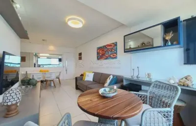 Tfs| lindo apartamento vista mar em candeias | alameda das orquídeas | 81m² | 3 qtos, sendo 2 suítes