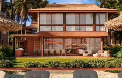 Tm - casa luxuosa à beira mar de japaratinga - alagoas