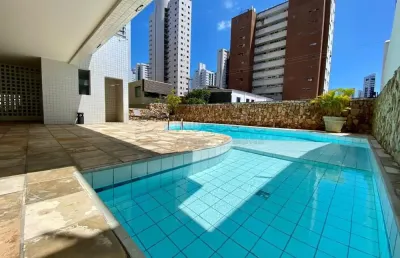 Excelente apartamento com 4 quartos e varanda no bairro de boa viagem!