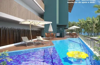 Conforto e praticidade! duplex em porto de galinhas com estrutura completa