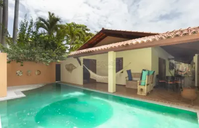 Excelente casa duplex totalmente mobiliada beira mar na praia dos carneiros.