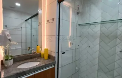 Flat mobiliado em porto de galinhas com lazer completo