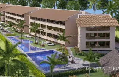 Tm- apartamento no carneiros atlântico flats & resort