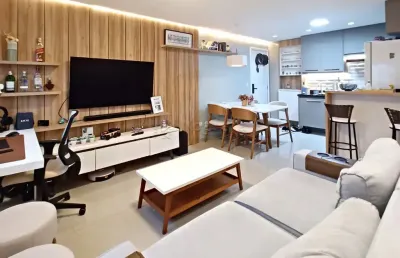 Excelente apartamento de 1 quarto bem localizado em boa viagem