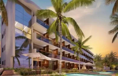 Excelente apartamento em construção localizado em ponta de serrambi, com 31,50m² de área útil.