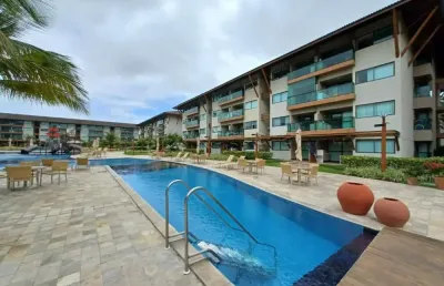 Vendo lindo flat 2 quartos no polinesia beach resort em muro alto