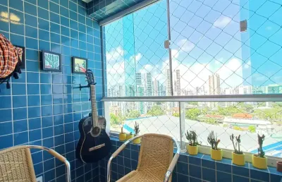 Vendo lindo apto da madalena com 3 quartos  , edf. polaris - consultor(81)98597-7833