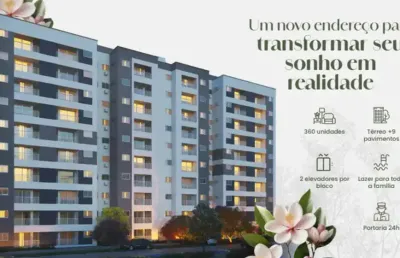 Janga garden residence | apartamento de 2 quartos com lazer completo!