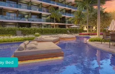 Apartamento/flat - residencial - no bairro muro alto -  makai acqua resort