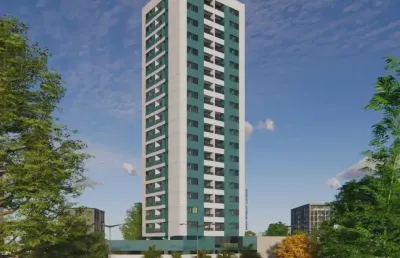 Edf. adaucto josé de melo | apartamento 2 quartos (1 suíte) 48m² | varanda