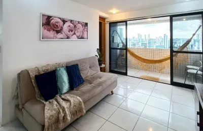 Apartamento com 1 quarto à venda na rua nestor silva, 70, santana, recife, 44 m2 por r$ 380.000