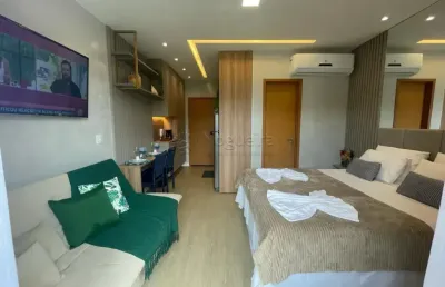 Flat com 1 quarto à venda na avenida portuaria, 7, praia de muro alto, ipojuca, 26 m2 por r$ 450.000