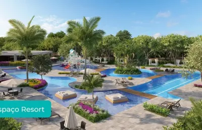 Apartamento/flat - residencial - no bairro muro alto -  makai acqua resort