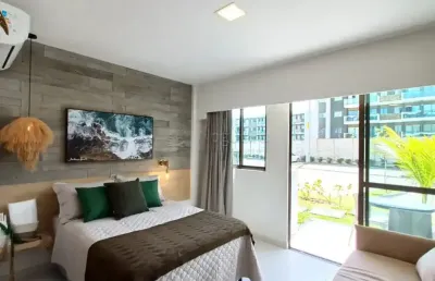 Apartamento/flat - residencial - no bairro muro alto -  makia beach experience