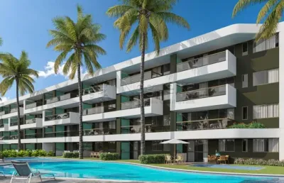 Apartamento com 2 quartos à venda na avenida josé bezerra, 6, praia dos carneiros, tamandaré, 64 m2 por r$ 850.000